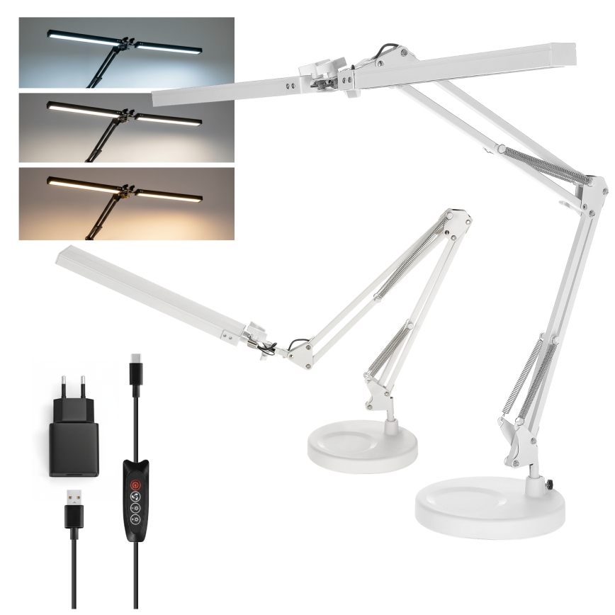Brilagi - LED dæmpbar bordlampe VARIO LED/15W/230V 3000-6000K hvid