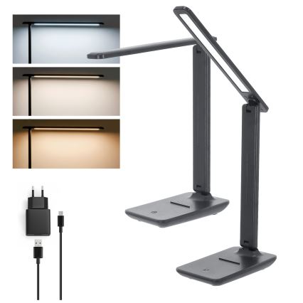 Brilagi - VARIO LED-dæmpbar bordlampe LED/7W/230V 3000/4000/6500K antracit