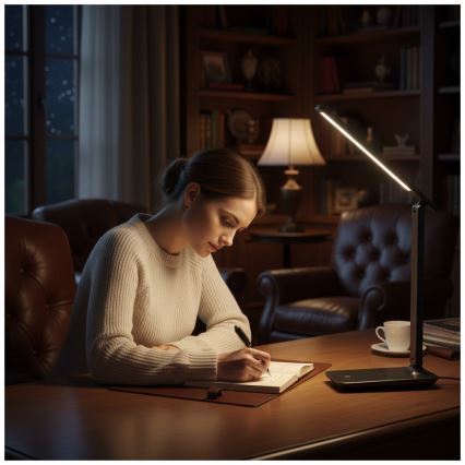 Brilagi - VARIO LED-dæmpbar bordlampe LED/7W/230V 3000/4000/6500K antracit
