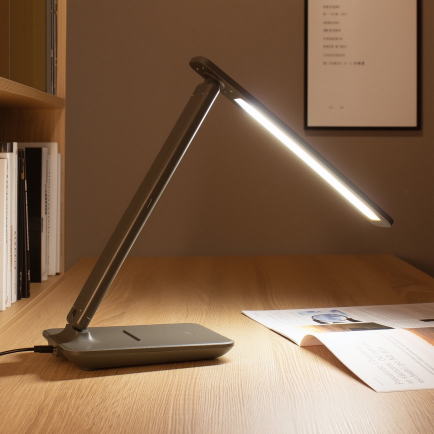 Brilagi - VARIO LED-dæmpbar bordlampe LED/7W/230V 3000/4000/6500K antracit