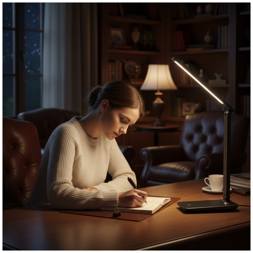 Brilagi - VARIO LED-dæmpbar bordlampe LED/7W/230V 3000/4000/6500K antracit