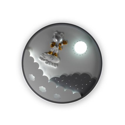 Brilagi - LED dæmpbar loftlampe til børneværelset ASTRO LED/68W/230V 3000-6000K Ø 49 cm + fjernbetjening