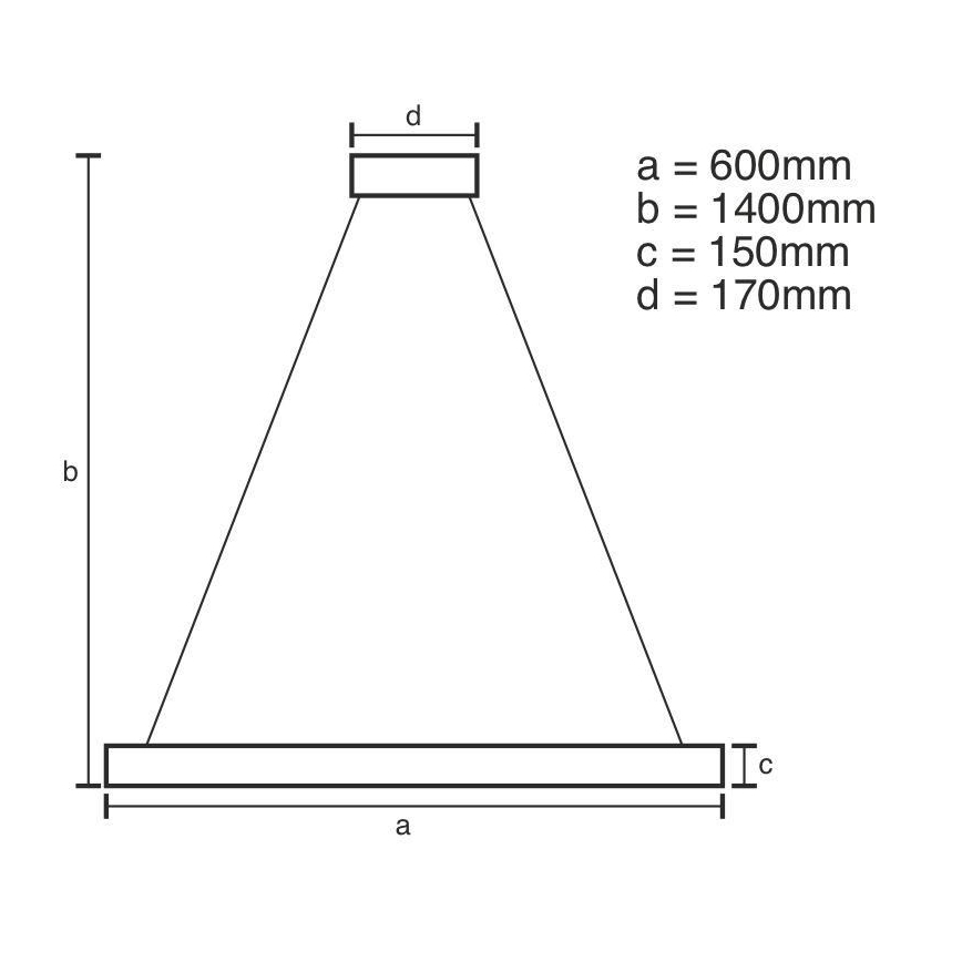 Brilagi - LED Dæmpbar krystal pendel på snor HALO LED/40W/230V + fjernbetjening