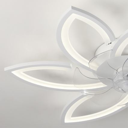 Brilagi - LED dæmpbar loftlampe med ventilator LED/50W/230V 3000-6500K hvid + fjernbetjening