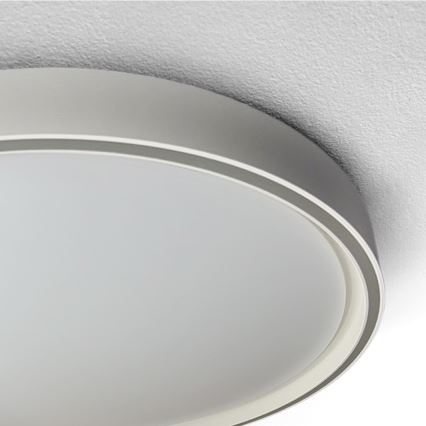 Brilagi - LED dæmpbar loftlampe NANCI LED/60W/230V 3000-6500K Ø 49 cm sølvfarvet + fjernbetjening