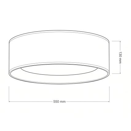 Brilagi - LED dæmpbar loftlampe VELVET SMARTIX STARS LED/36W/230V 3000-6000K Ø 55 cm brun/guld Wi-Fi Tuya Beacon + fjernbetjening