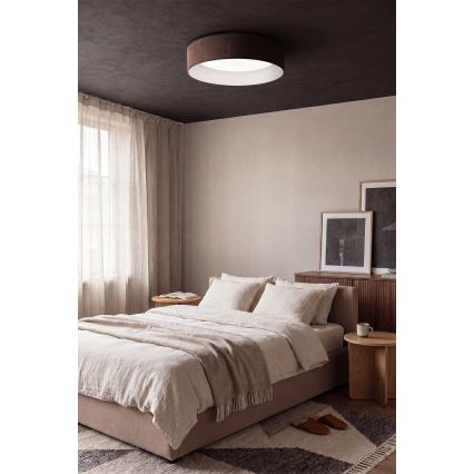 Brilagi - LED-dæmpbar loftlampe VELVET SMARTIX STARS LED/24W/230V 3000-6000K Ø 45 cm brun Wi-Fi Tuya Beacon + fjernbetjening