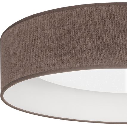Brilagi - LED-dæmpbar loftlampe VELVET SMARTIX STARS LED/24W/230V 3000-6000K Ø 45 cm brun Wi-Fi Tuya Beacon + fjernbetjening