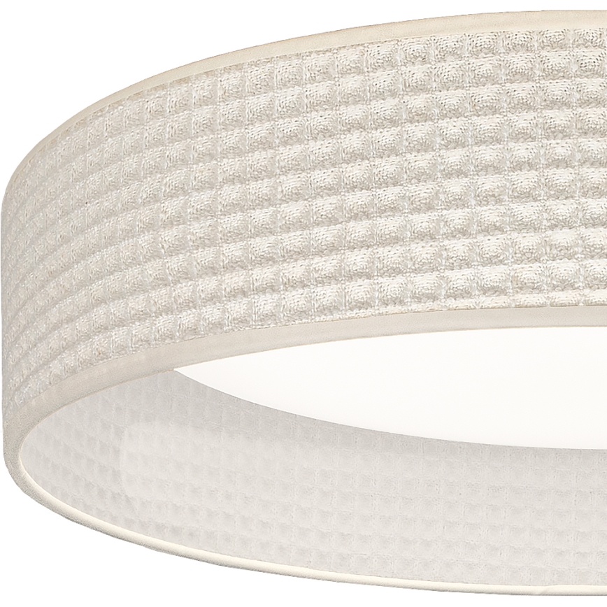 Brilagi - Dæmpbar LED-loftlampe VELVET SMARTIX LED/24W/230V 3000-6000K Ø 45 cm cremefarvet Wi-Fi Tuya Beacon + fjernbetjening