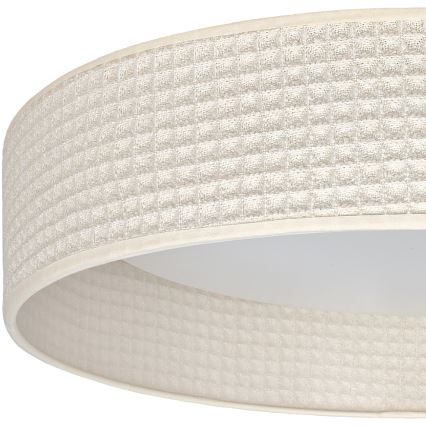 Brilagi - Dæmpbar LED-loftlampe VELVET SMARTIX LED/24W/230V 3000-6000K Ø 45 cm cremefarvet Wi-Fi Tuya Beacon + fjernbetjening