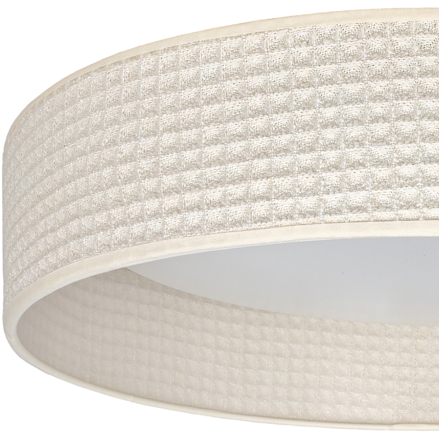 Brilagi - Dæmpbar LED-loftlampe VELVET SMARTIX LED/24W/230V 3000-6000K Ø 45 cm cremefarvet Wi-Fi Tuya Beacon + fjernbetjening