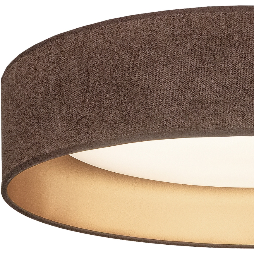 Brilagi - Dæmpbar LED-loftlampe VELVET SMARTIX LED/24W/230V 3000–6000K Ø 45 cm brun/guld Wi-Fi Tuya Beacon + fjernbetjening