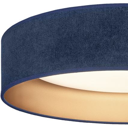 Brilagi - LED dæmpbar loftlampe VELVET SMARTIX LED/36W/230V 3000-6000K Ø 55 cm blå/guld Wi-Fi Tuya Beacon + fjernbetjening
