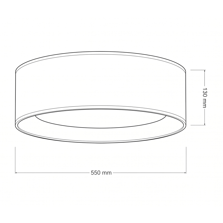 Brilagi - LED dæmpbar loftlampe VELVET SMARTIX LED/36W/230V 3000-6000K Ø 55 cm blå/guld Wi-Fi Tuya Beacon + fjernbetjening