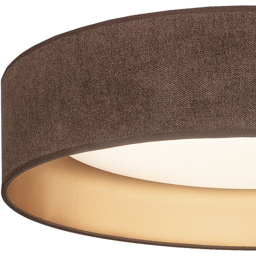 Brilagi - LED dæmpbar loftlampe VELVET SMARTIX LED/36W/230V 3000–6000K Ø55 cm brun/guld Wi‑Fi, Tuya Beacon + fjernbetjening