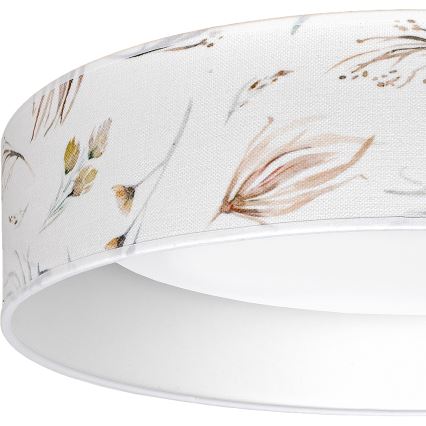 Brilagi - LED-dæmpbar loftlampe VELVET SMARTIX LED/36W/230V 3000-6000K Ø 55 cm hvid/blomster Wi-Fi Tuya Beacon + fjernbetjening