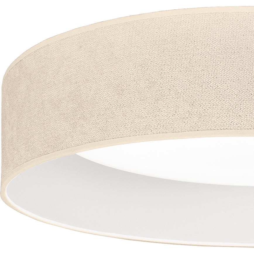 Brilagi - LED dæmpbar loftlampe VELVET SMART VARI LED/24W/230V 3000-6500K Ø 45 cm cremefarvet + fjernbetjening