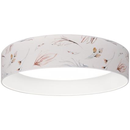 Brilagi - LED dæmpbar loftlampe VELVET SMART VARI LED/24W/230V 3000-6500K Ø 45 cm hvid/blomster + fjernbetjening