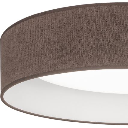 Brilagi - LED-dæmpbar loftlampe VELVET SMART VARI LED/36W/230V 3000-6500K Ø 55 cm brun + fjernbetjening
