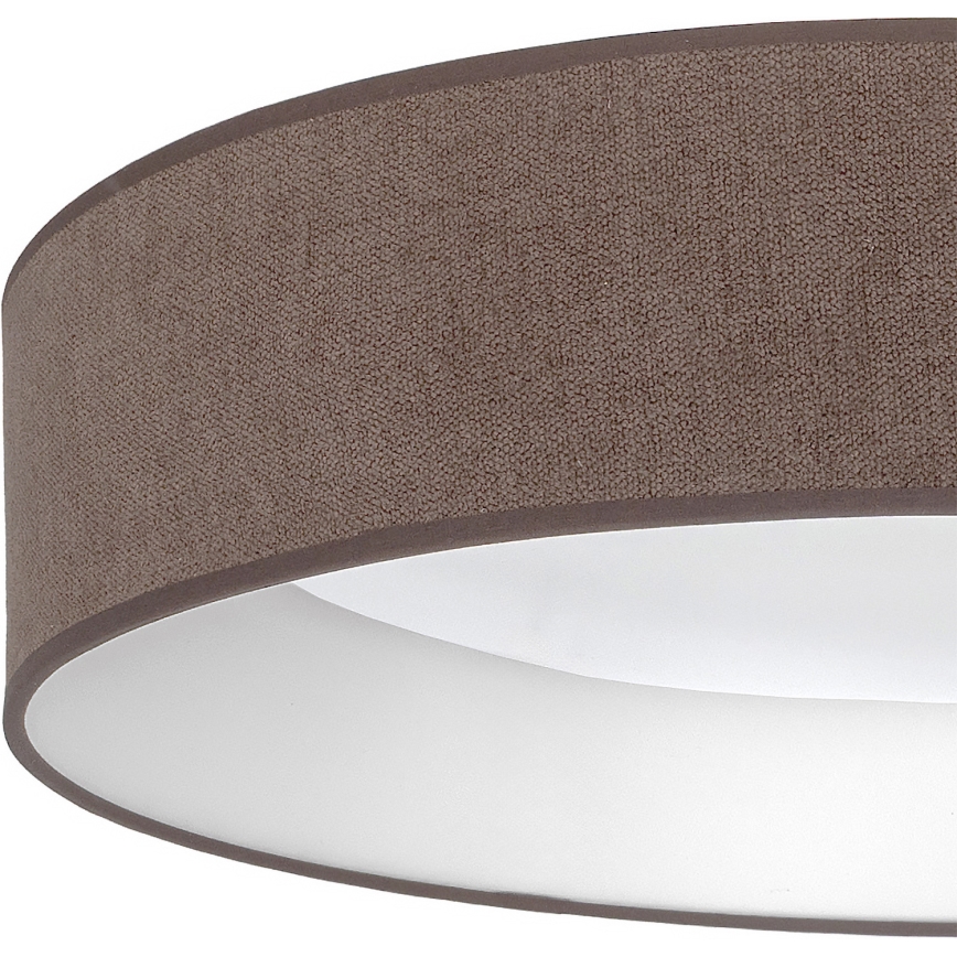 Brilagi - LED-dæmpbar loftlampe VELVET SMART VARI LED/36W/230V 3000-6500K Ø 55 cm brun + fjernbetjening