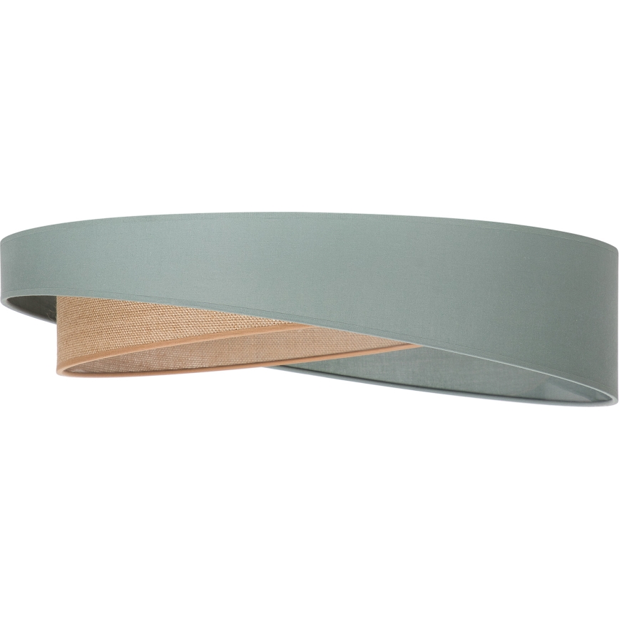 BRILAGI - LED-dæmpbar loftlampe VELVET TWIST LED/36W/230V 3000-6000K Ø 65 cm Wi-Fi Tuya Beacon grøn/beige + fjernbetjening