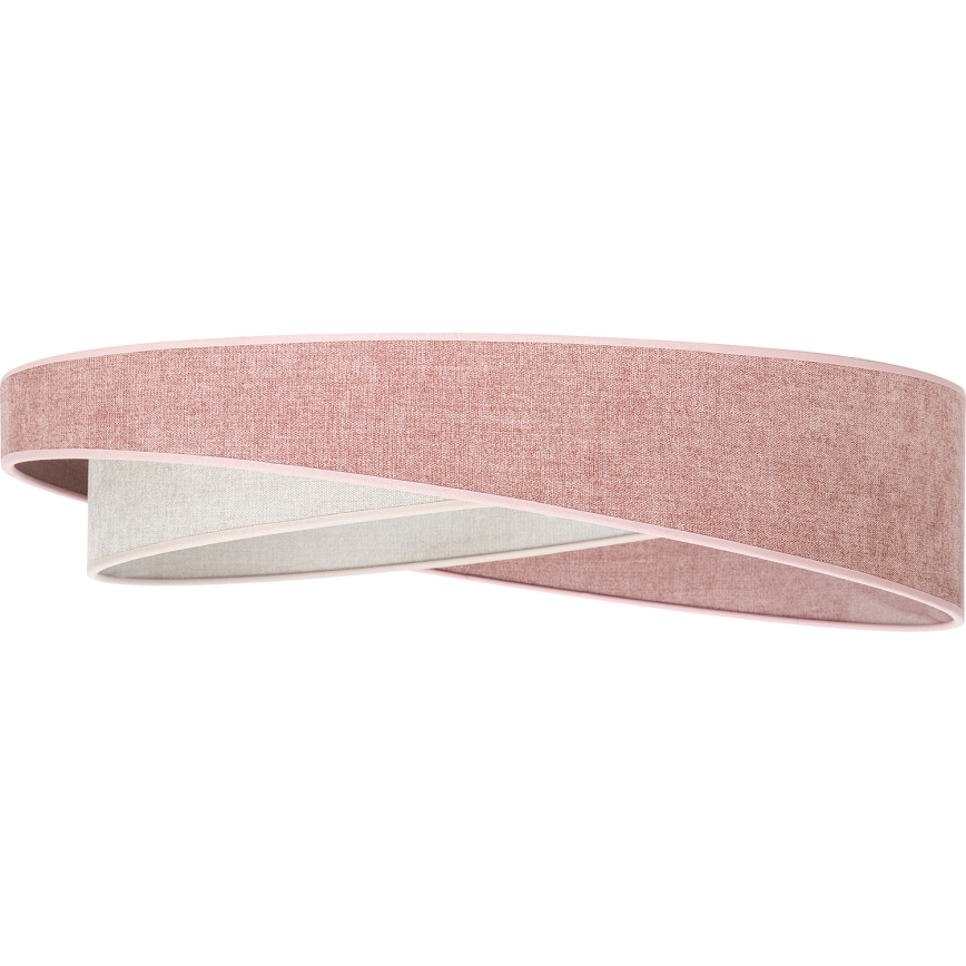 BRILAGI - LED dæmpbar loftlampe VELVET TWIST LED/36W/230V 3000-6000K Ø 65 cm Wi-Fi Tuya Beacon rosa/creme + fjernbetjening