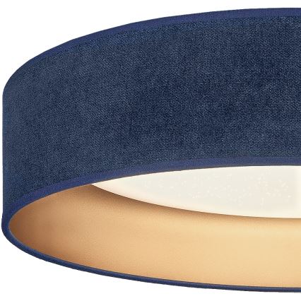 Brilagi - Dæmpbar LED-loftlampe VELVET SMARTIX STARS LED/24W/230V 3000-6000K Ø 45 cm blå/guld Wi-Fi Tuya Beacon + fjernbetjening