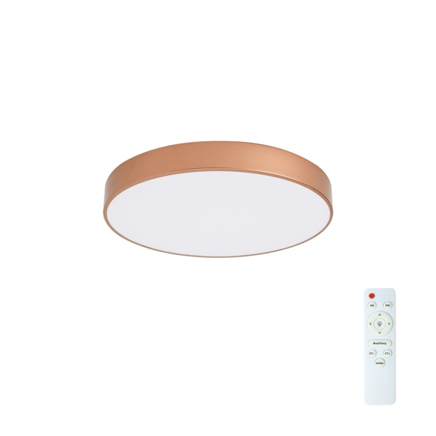 BRILAGI - LED dæmpbar loftlampe POOL LED/60W/230V 3000-6000K Ø 50 cm kobberfarvet + fjernbetjening