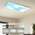 Brilagi - LED dæmpbar loftarmatur SLIMFRAME SKY LED/80W/230V 120x60 cm 3000-6000K sølv/blå + fjernbetjening