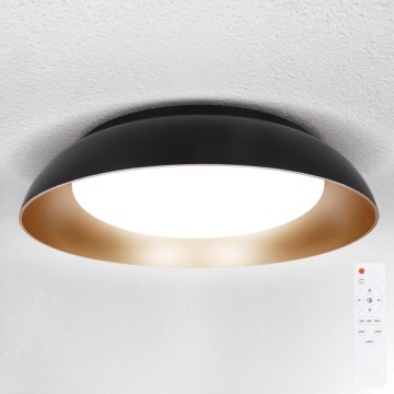 Brilagi - LED-dæmpbar loftlampe ALVA LED/48W/230V 3000-6500K Ø 51 cm sort + fjernbetjening