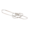 Brilagi - LED-dæmpbar loftlampe APOLLO 58W/230V 3000-6500K 43,2x101,2 cm mat krom + fjernbetjening