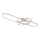Brilagi - LED-dæmpbar loftlampe APOLLO 58W/230V 3000-6500K 43,2x101,2 cm mat krom + fjernbetjening