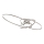 Brilagi - LED dæmpbar loftlampe APOLLO LED/58W/230V 3000-6500K 43,2x101,2 cm mat krom + fjernbetjening