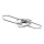 Brilagi - LED-dæmpbar loftlampe APOLLO LED/58W/230V 3000-6500K 43,2x101,2 cm sort + fjernbetjening
