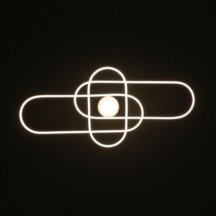 BRILAGI - LED-dæmpbar loftlampe APOLLO 58W/230V 3000-6500K 43,2x101,2 cm mat krom + fjernbetjening