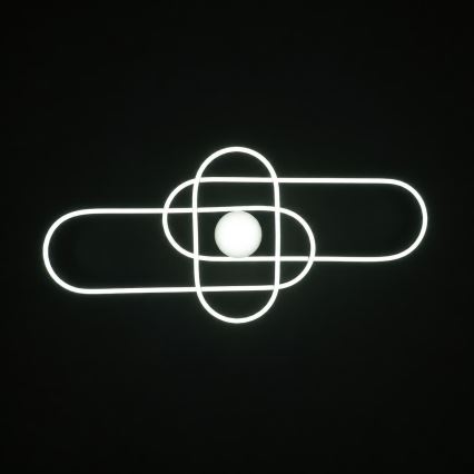 BRILAGI - LED-dæmpbar loftlampe APOLLO 58W/230V 3000-6500K 43,2x101,2 cm mat krom + fjernbetjening