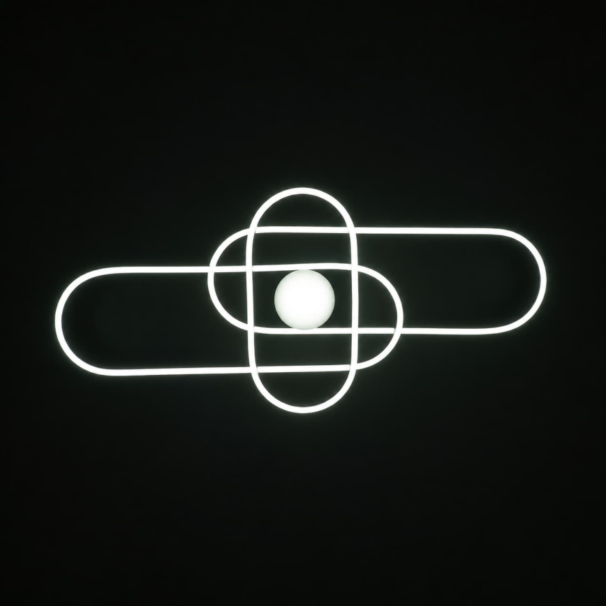 BRILAGI - LED-dæmpbar loftlampe APOLLO 58W/230V 3000-6500K 43,2x101,2 cm mat krom + fjernbetjening