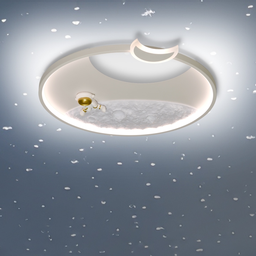 Brilagi - LED dæmpbar loftlampe ASTRO LED/20W/230V Ø 50 cm 3000-6000K astronaut + fjernbetjening