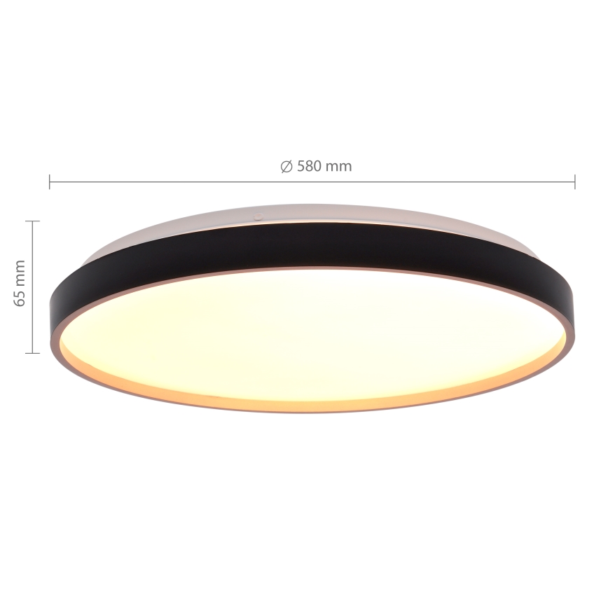 Brilagi - Dæmpbar LED-loftlampe CALA LED/60W/230V 3000-6500K Ø 58 cm + fjernbetjening