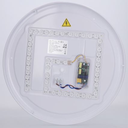 Brilagi - LED dæmpbar loftlampe COCI LED/48W/230V 3000-6500K Ø 39 cm trælook/sort + fjernbetjening