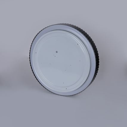 Brilagi - LED dæmpbar loftlampe CORVO LED/54W/230V 3000-6000K sort Ø 40 cm + fjernbetjening