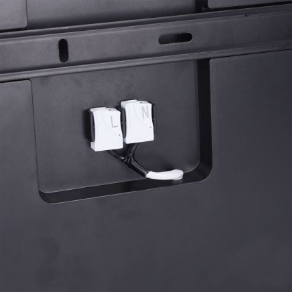 Brilagi - LED dæmpbar loftlampe ESTELA SQUARE LED/36W/230V 3000-6500K 31x31 cm sort + fjernbetjening