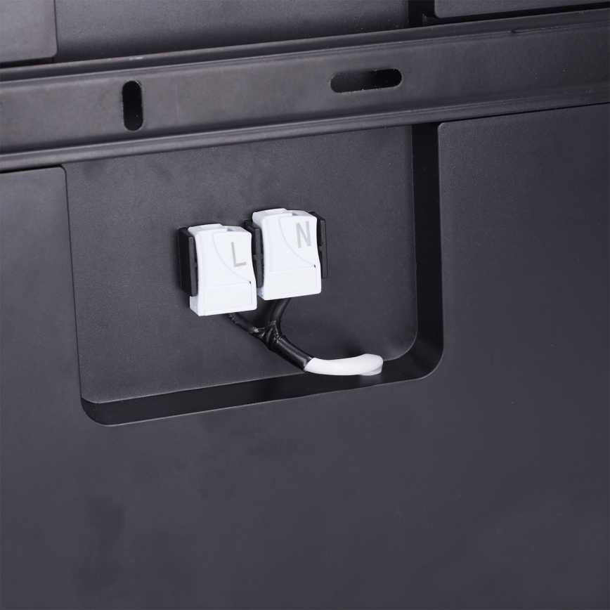 Brilagi - LED dæmpbar loftlampe ESTELA SQUARE LED/36W/230V 3000-6500K 31x31 cm sort + fjernbetjening