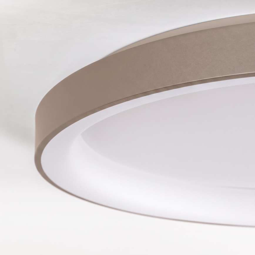 BRILAGI - LED-dæmpbar loftlampe FALCON II LED/108W/230V 3000-6500K Ø 80 cm hvid/beige + fjernbetjening