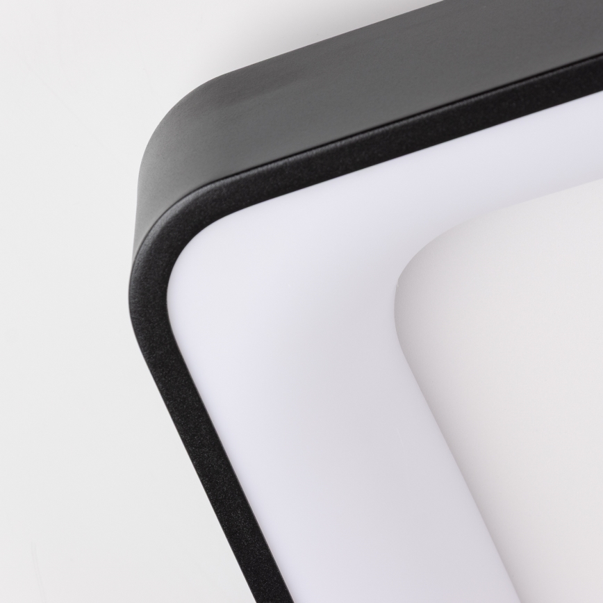 Brilagi - LED dæmpbar loftlampe FALCON II LED/125W/230V 3000-6500K 60x60 cm sort + fjernbetjening