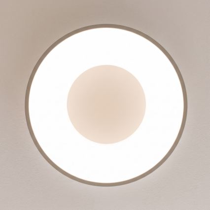 BRILAGI - LED dæmpbar loftlampe FALCON II LED/67W/230V 3000-6500K Ø 40 cm hvid/beige + fjernbetjening