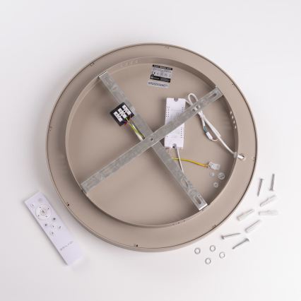 BRILAGI - LED dæmpbar loftlampe FALCON II LED/67W/230V 3000-6500K Ø 40 cm hvid/beige + fjernbetjening