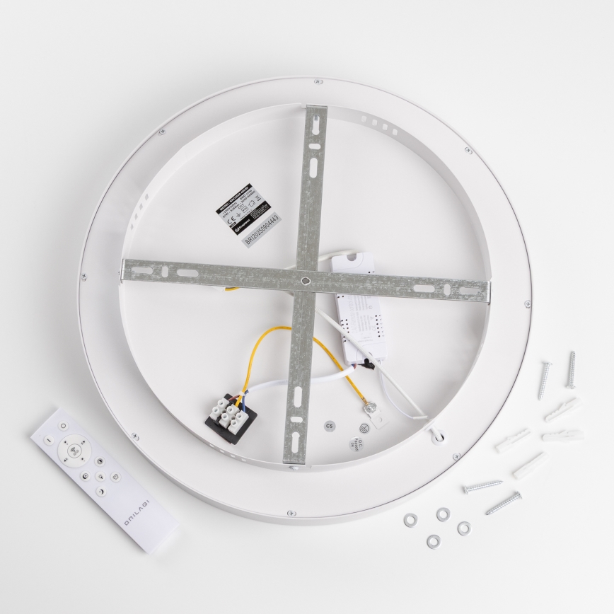 Brilagi - LED dæmpbar loftlampe FALCON II LED/67W/230V 3000-6500K Ø 40 cm hvid + fjernbetjening