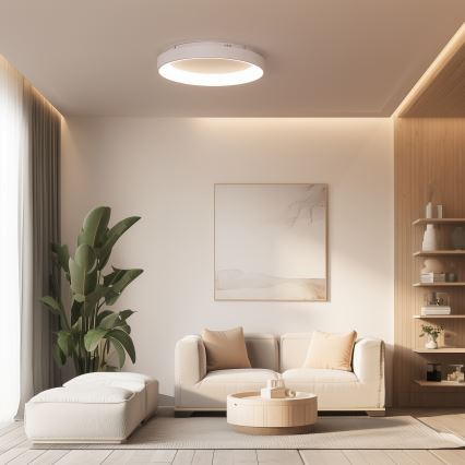 Brilagi - Dæmpbar LED-loftlampe FALCON II LED/99W/230V 3000-6500K Ø 60 cm hvid + fjernbetjening