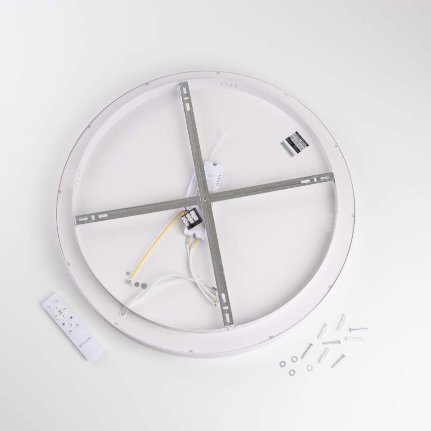 Brilagi - Dæmpbar LED-loftlampe FALCON II LED/99W/230V 3000-6500K Ø 60 cm hvid + fjernbetjening